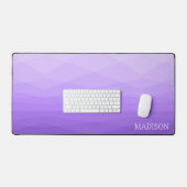 Lavendel Abstract veelhoekig ontwerp Bureaumat (Keyboard & Muis)