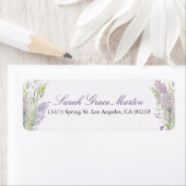 Lavendel adreslabels etiket (Insitu)