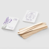 Lavendel Aquarel Bloemisterij Programma Waaiers (Niet-gemonteerd)