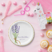 Lavendel Aquarel Papieren Borden Papieren Bordje (Feest)