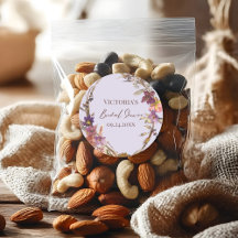 Lavendel Aquarel Wilde Bloem Sticker