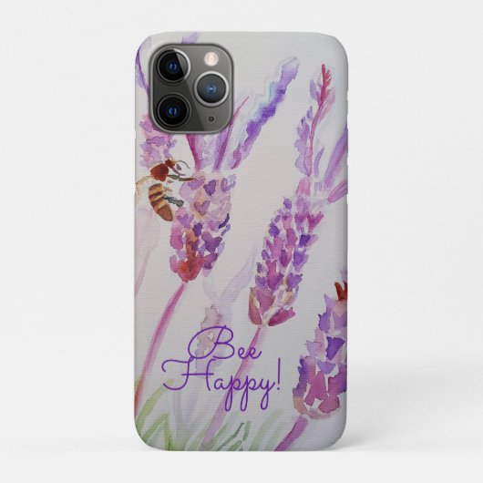 Lavendel bij Happy Herb Waterverf Flower Case-Mate iPhone Case (Achterkant)