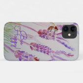 Lavendel bij Happy Herb Waterverf Flower Case-Mate iPhone Case (Achterkant (horizontaal))