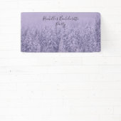 Lavendel Bliss Bruiloft Bachelorette Spandoek (Insitu)