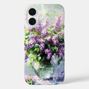 Lavendel Bloeiende Sering Boeket iPhone 16 Hoesje