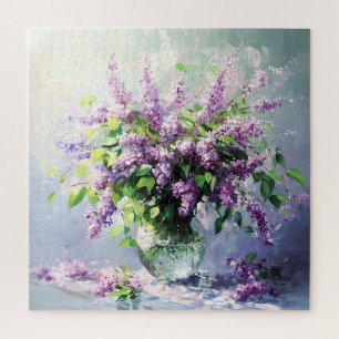 Lavendel Bloeiende Sering Boeket Legpuzzel