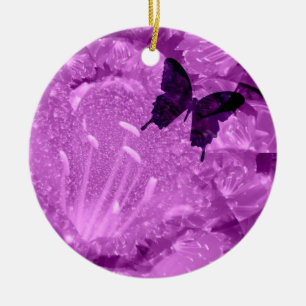 Lavendel Bloem Aardewerk Aandenken Keramisch Ornament