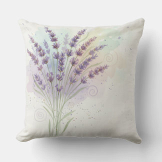 Lavendel Bloemboeket Kussen