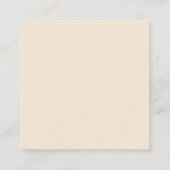 Lavendel bloemen beige QR code bruiloft RSVP Informatiekaartje (Achterkant)