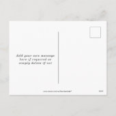 Lavendel Bloemen Bewaar de datum Foto briefkaart (Achterkant)