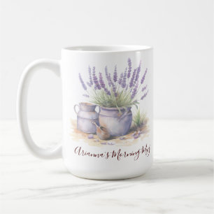 Lavendel Bloemen Eenvoudig Country CottageCore Koffiemok