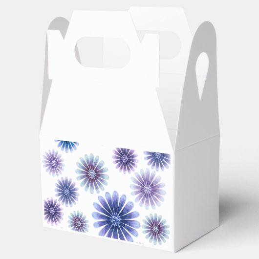 Lavendel Bloemen Favor Doos Bedankdoosjes (Geopend)