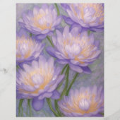  Lavendel Bloemen Stationery (Voorkant)