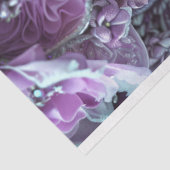 Lavendel bloemhoofddeksel decoupage tissuepapier (Detail)