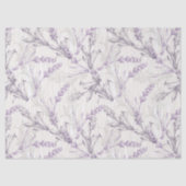 Lavendel Bloemig Tissuepapier (Voorkant)