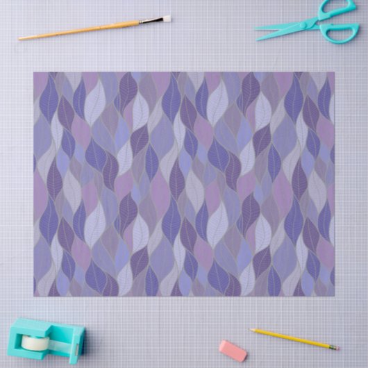 Lavendel Bloemig Tissuepapier (Craft)