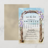 Lavendel Bloemige Strandprieel & Agenda Trouwdag