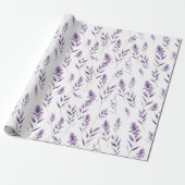 Lavendel Bloemknoppen Thunder_Cove Cadeaupapier (Uitgerold)
