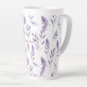 Lavendel Bloemknoppen Thunder_Cove Latte Mok (Rechterhoek)