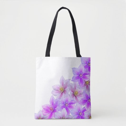 Lavendel Bloom Canvas tas – Zachte Bloemen voor Ev (Voorkant)