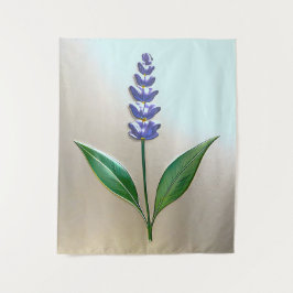 Lavendel Blume in glänzender Eleganz Wandkleed