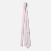 Lavendel Blush Effen Kleur Stropdas (Achterkant)
