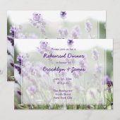 Lavendel Boheemse Trouwrepetitie Uitnodigingen (Voorkant / Achterkant)
