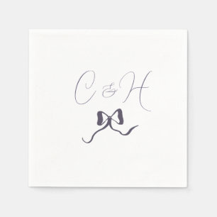 lavendel boog bruiloft servet