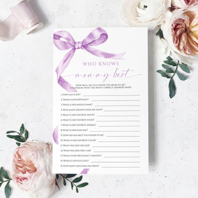 Lavendel Boog Wie kent mama beste spel (Creator heeft geüpload)