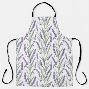 Lavendel Botanisch Patroon Schort