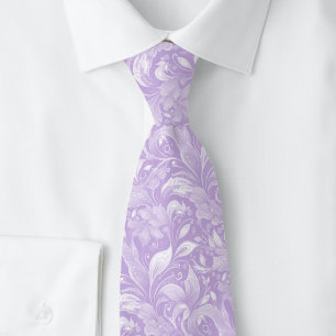 Lavendel Botanische Batik Stropdas
