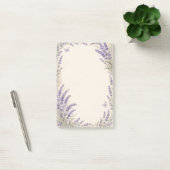 Lavendel Botanische Rand Post-it® Notes (Kantoor)