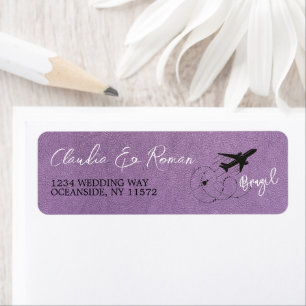 Lavendel Brazilië Paspoort Etiket