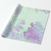 Lavendel Breedblad Mist Cadeaupapier (Uitgerold)