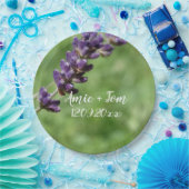 Lavendel Bruiloft Aangepaste papier borden Papieren Bordje (Feest)