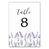 lavendel | Bruiloft Kaart (Achterkant)