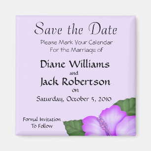 Lavendel bruiloft Save the Date Magnet Magneet