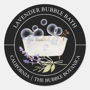 Lavendel Bubble Bath label