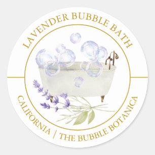 Lavendel Bubble Bath label