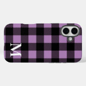 Lavendel Buffalo Plaid Check Case-Mate iPhone Case (Achterkant (horizontaal))