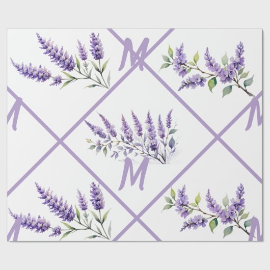 Lavendel Cadeaupapier (Vlak)