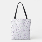 Lavendel Canvas tas (Achterkant)