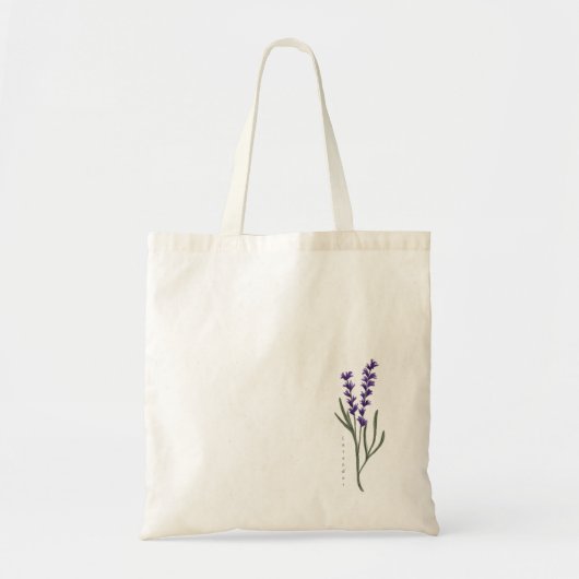 Lavendel Canvas tas (Voorkant)