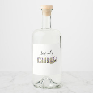 Lavendel Chill Likeurfles Etiket