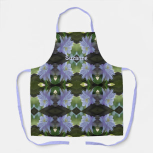 Lavendel Clematis Flower Trellis gepersonaliseerd Schort