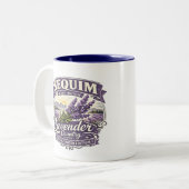 Lavendel Country Mok | Gekleurd Interieur (Voorkant links)
