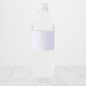 Lavendel Custom Water Flesje Label Waterfles Etiket (Achterkant)