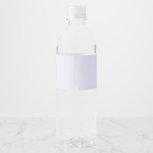 Lavendel Custom Water Flesje Label Waterfles Etiket (Achterkant)