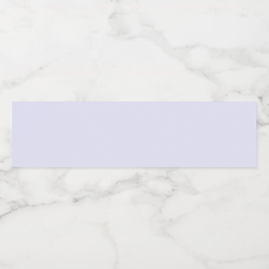 Lavendel Custom Water Flesje Label Waterfles Etiket (Enkel label)