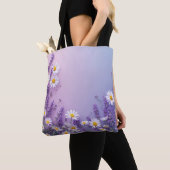 Lavendel & Daisy Bloom Bag Draagtas (Dichtbij)